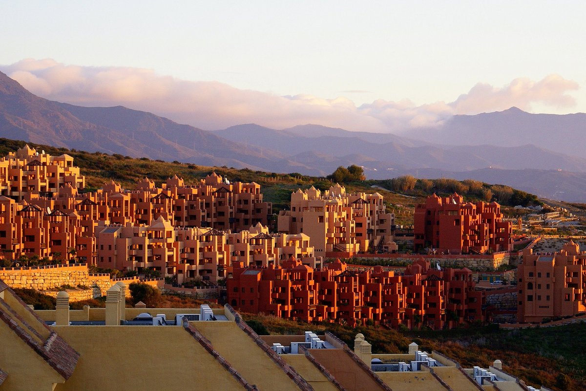 Morning light over Manilva on the western Costa del Sol